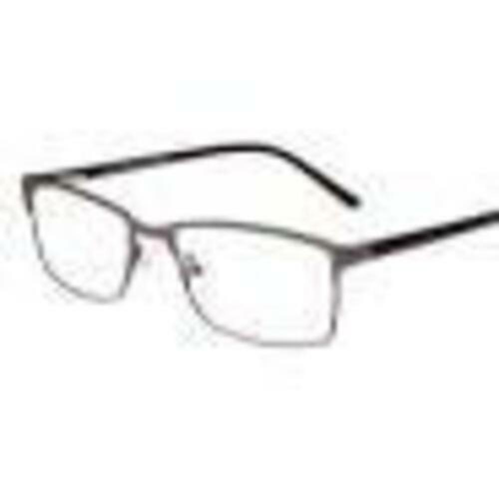 New Designer Inspired SUCCESS SS-387 Matte Pewter & Black Eyeglasses 54mm w/Case